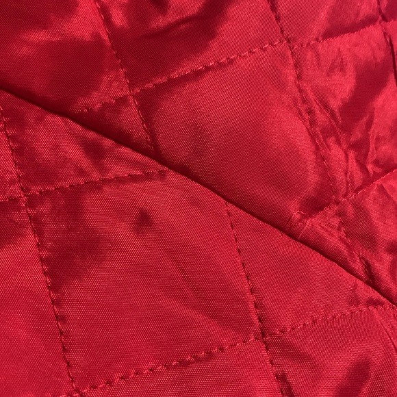 Original Doren Girl Coat Red / Navy Gold rope trim size 6x 100% wool - Picture 12 of 12